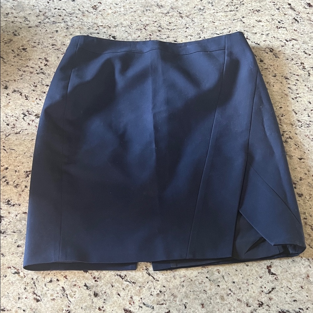 Karen Millen Asymmetrical Navy Skirt